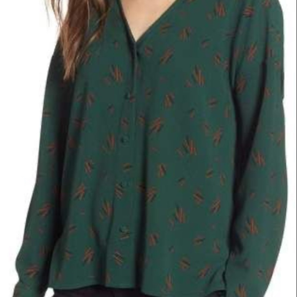 All In Favor Print Blouse